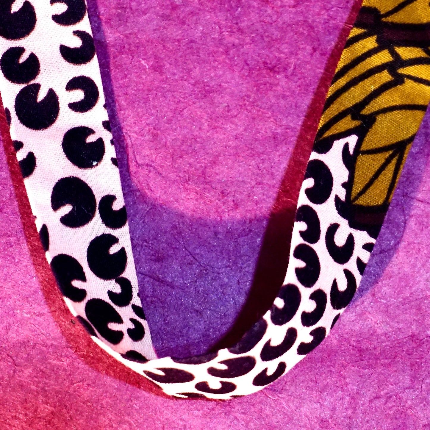 Tsukiko Ankara Fabric Choker