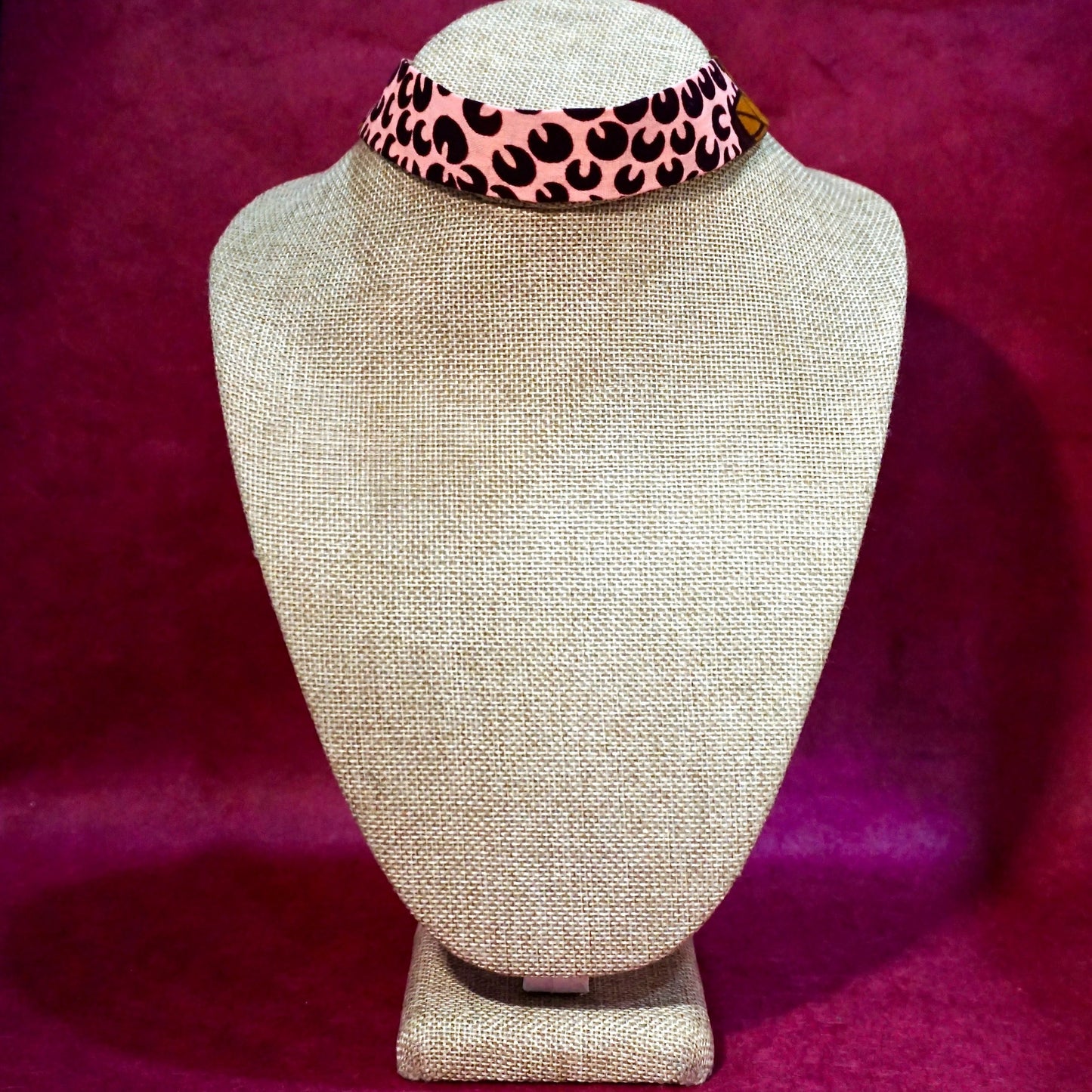 Tsukiko Ankara Fabric Choker