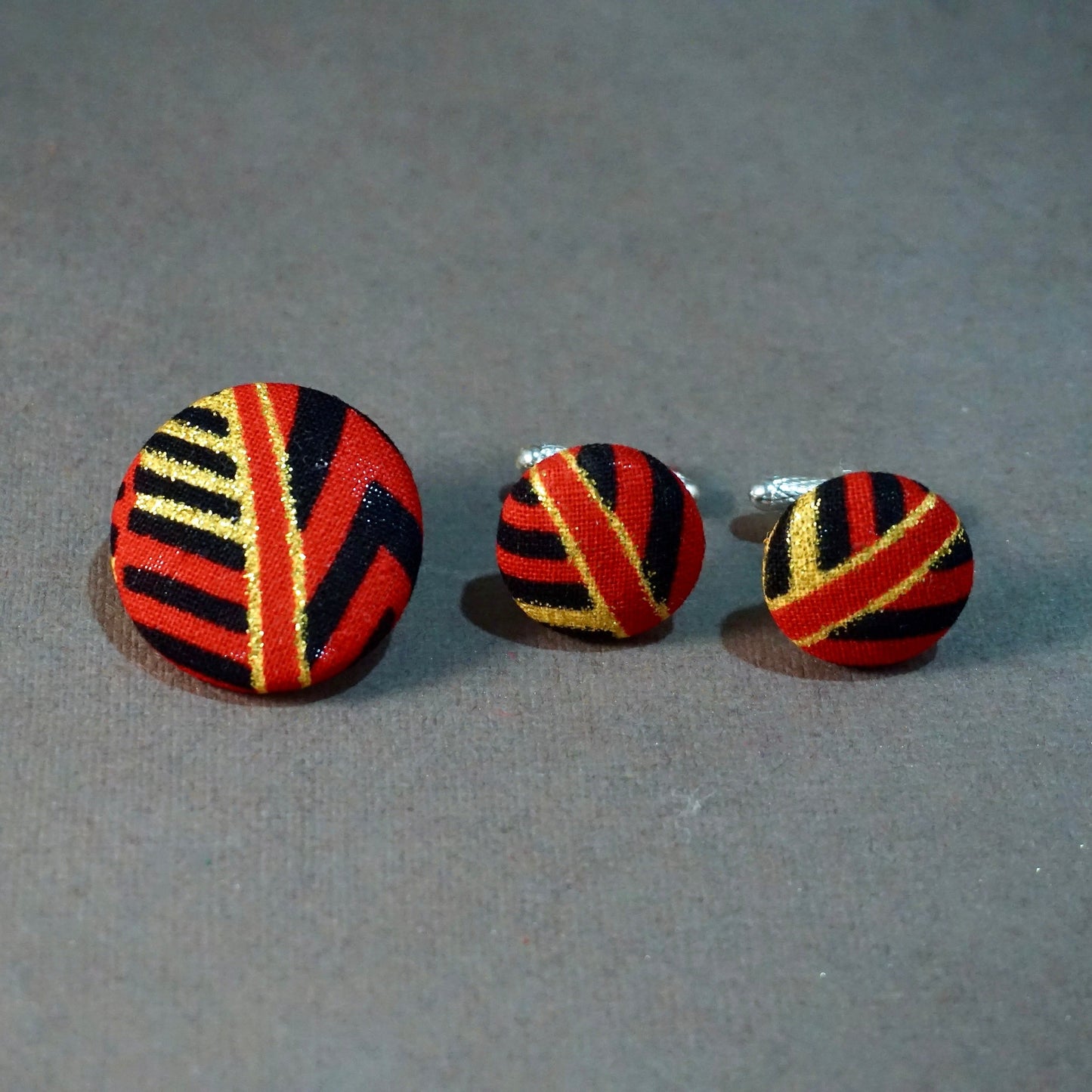 Elidi Cufflinks & Lapel Pin