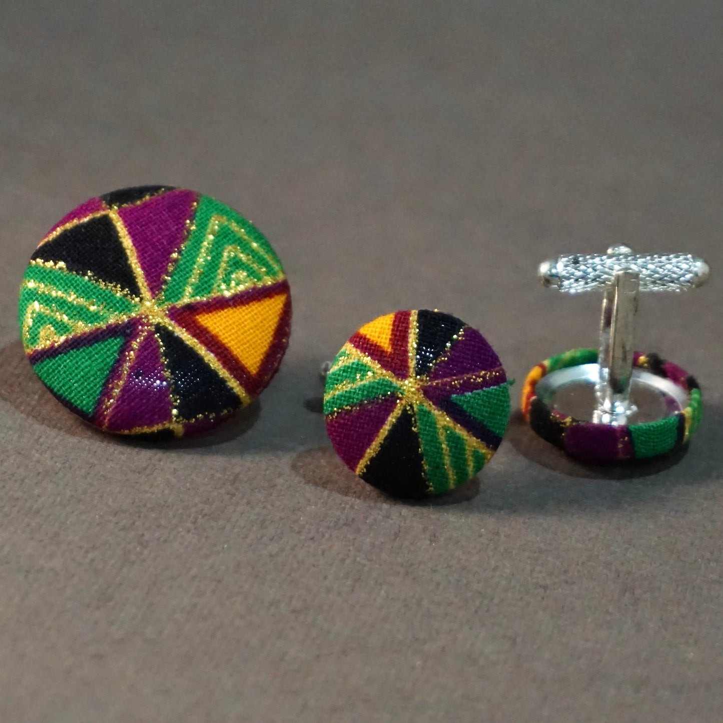 Otieno Cufflinks & Lapel Pin