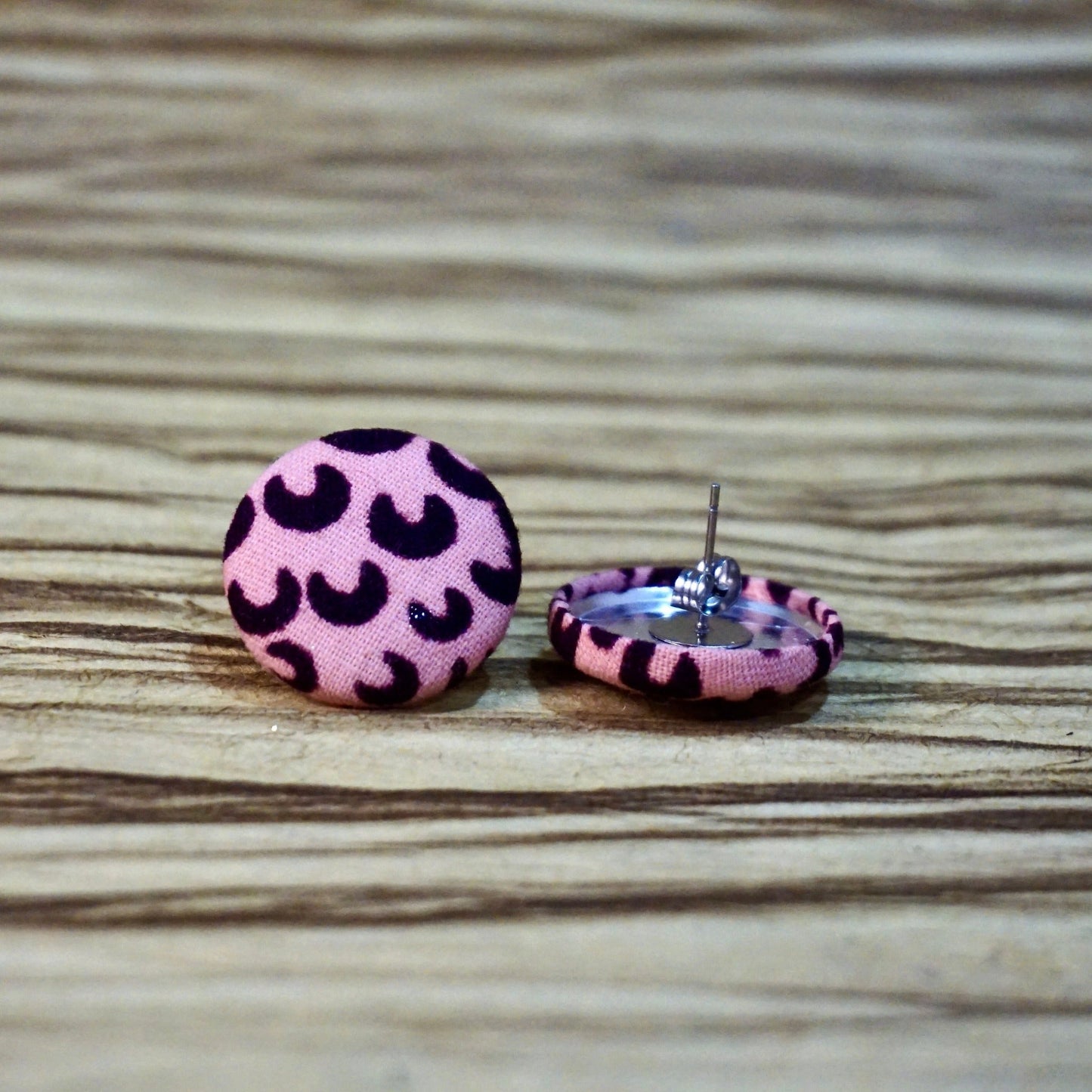Aeliana Ankara Fabric Stud Earrings
