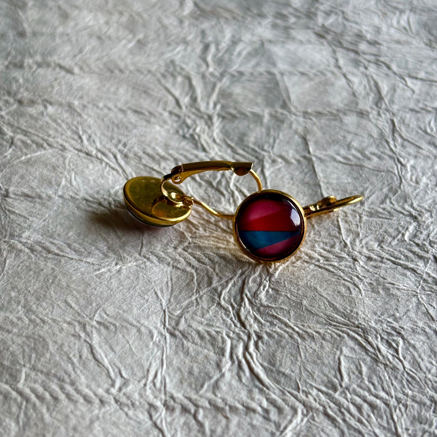 Raja Stud & Lever-back Cabochon Earrings