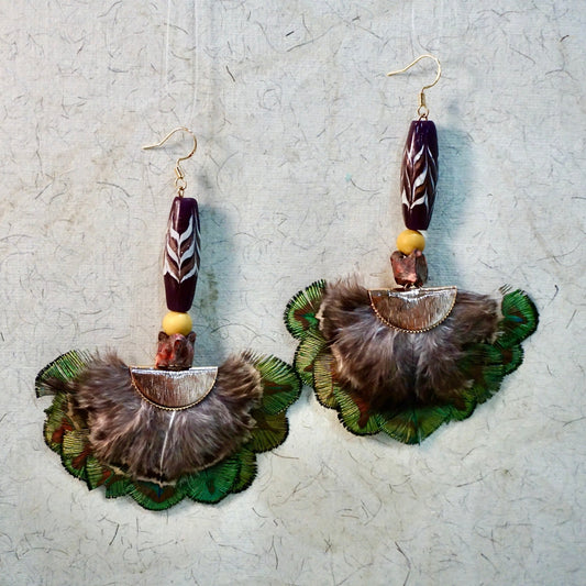 Xia Feather Earrings