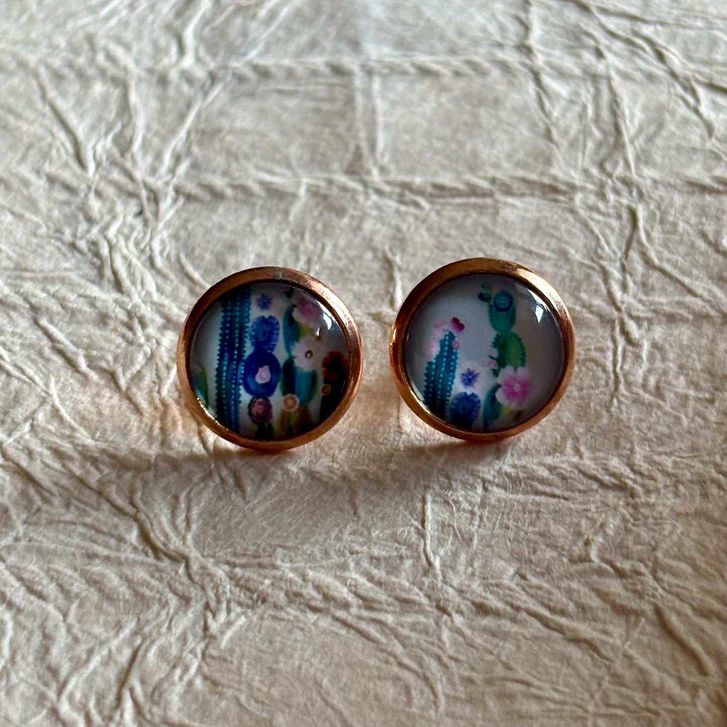 Xola Stud & Lever-back Cabochon Earrings