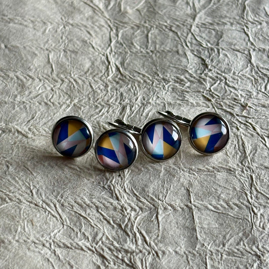 Sanaa Stud & Lever-back Cabochon Earrings