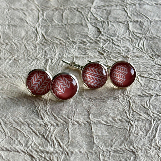 Deborah Stud & Lever-back Cabochon Earrings