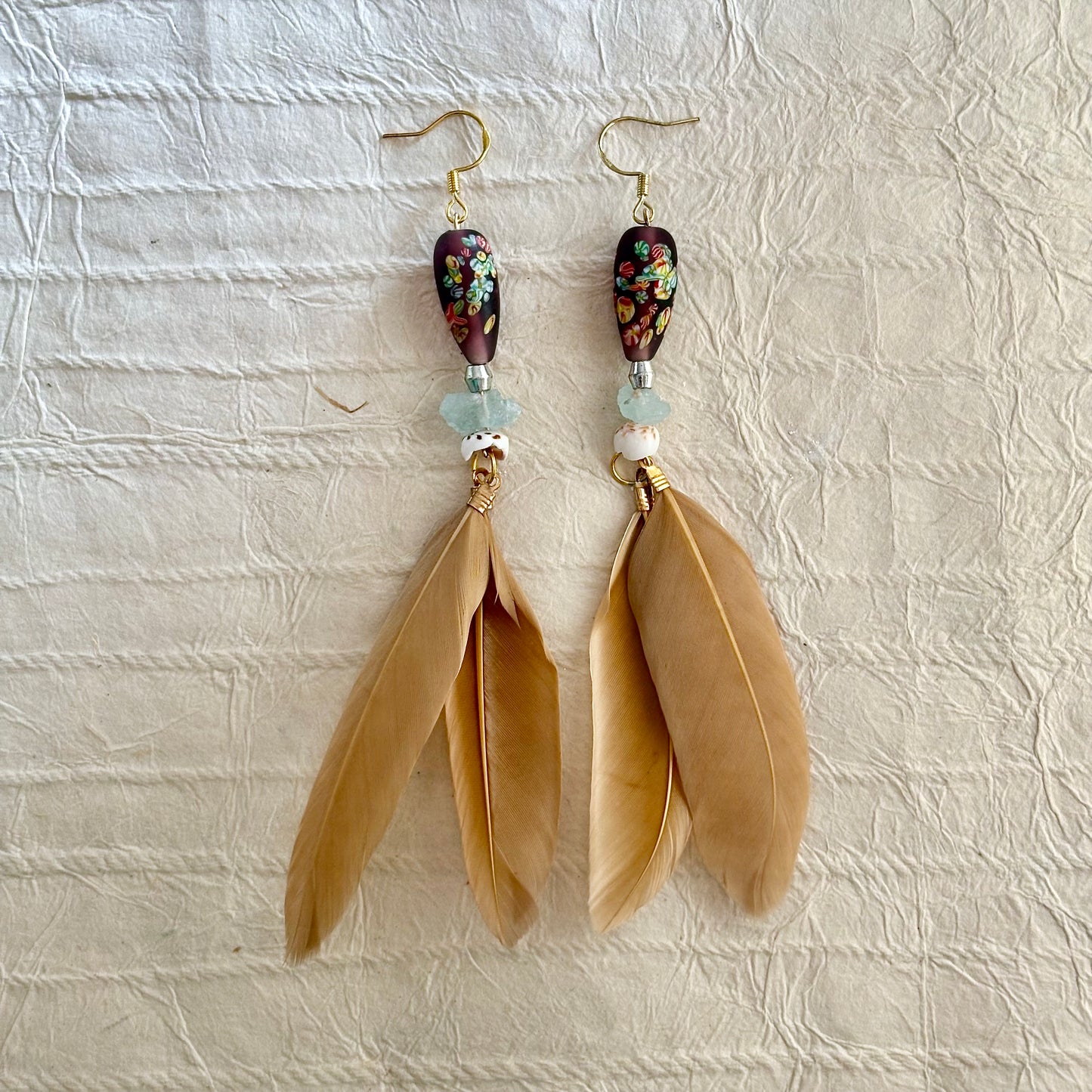Ledisi Feather Dangle Earrings