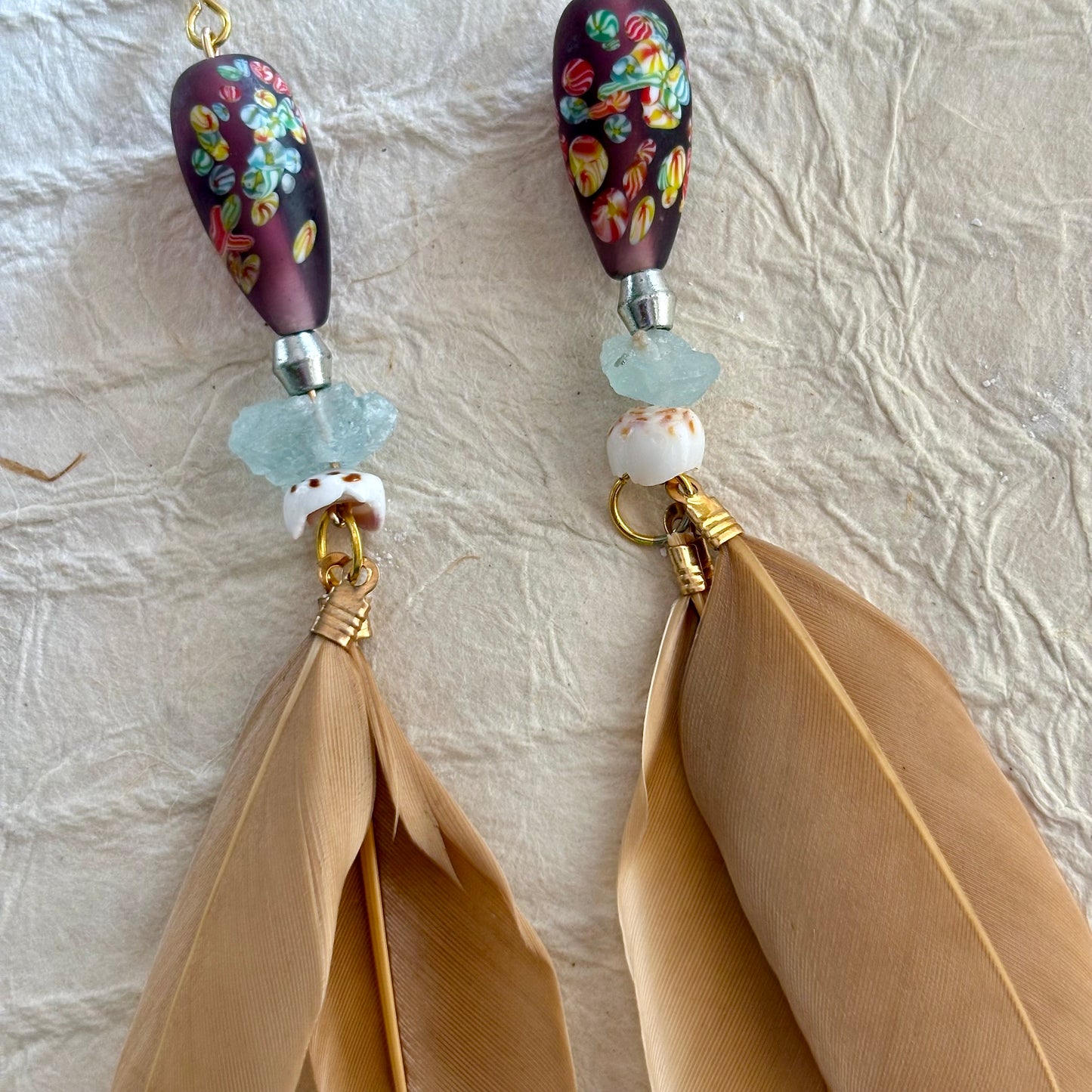 Ledisi Feather Dangle Earrings