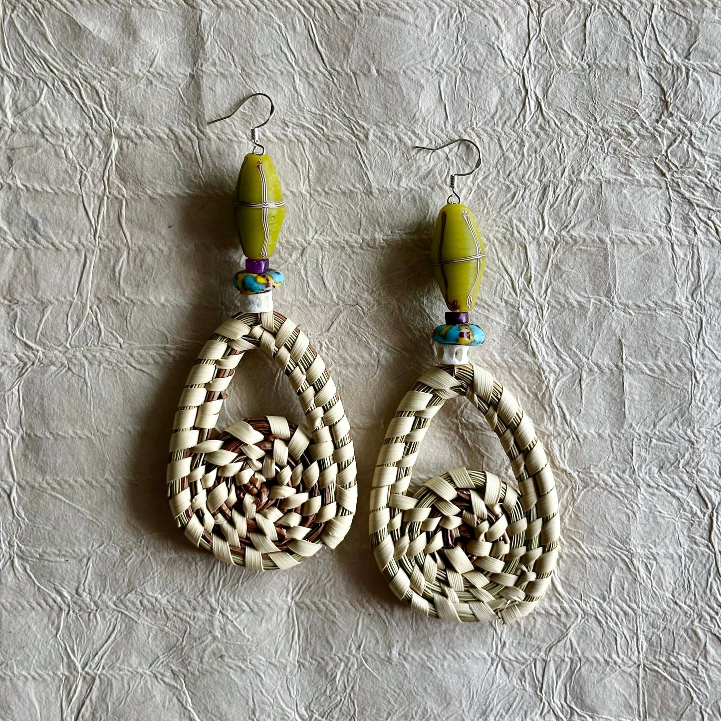 Akosua Sweetgrass Loop Earrings