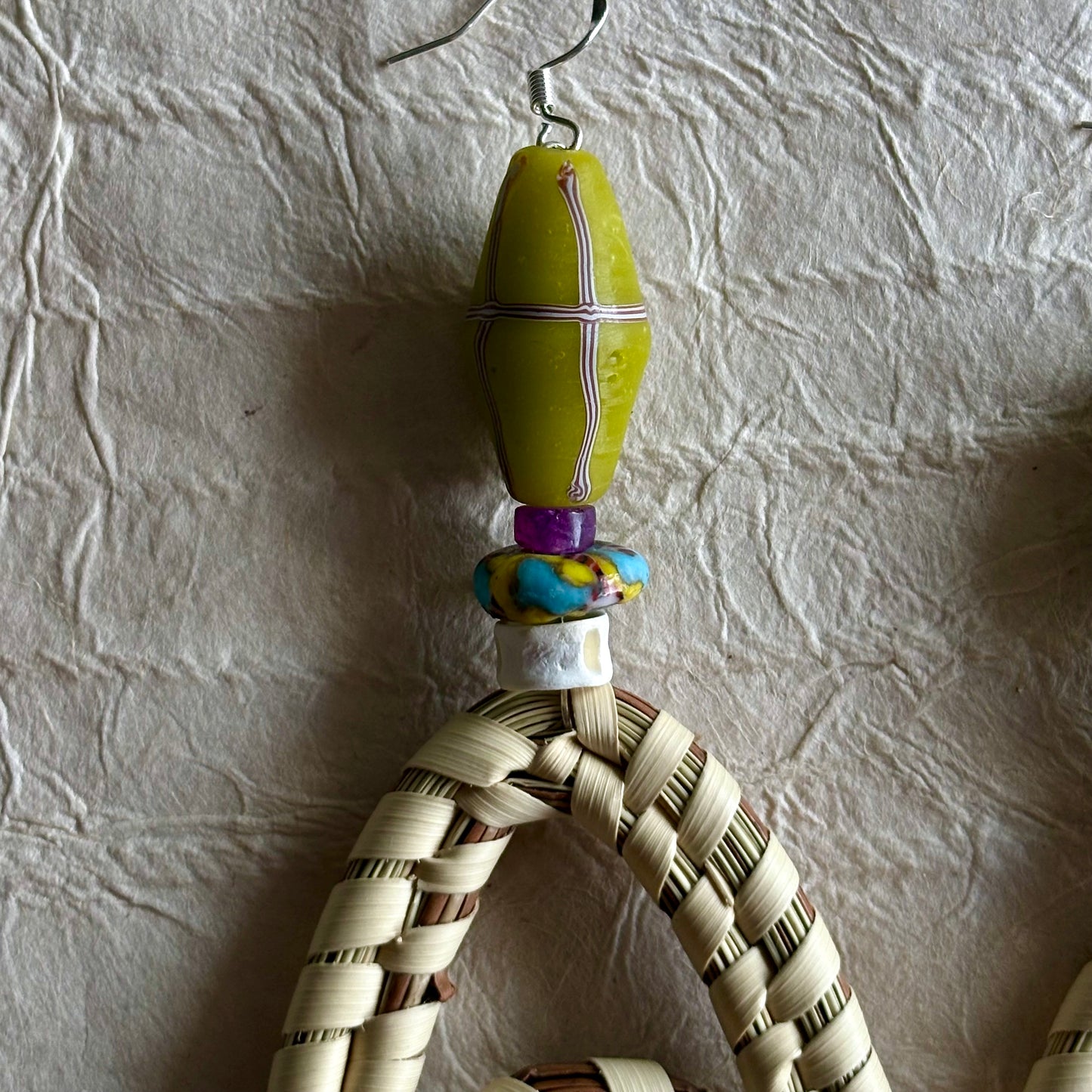 Akosua Sweetgrass Loop Earrings