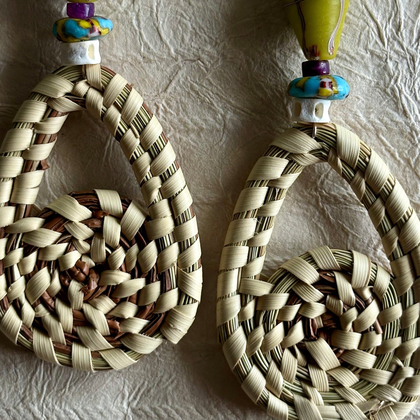 Akosua Sweetgrass Loop Earrings