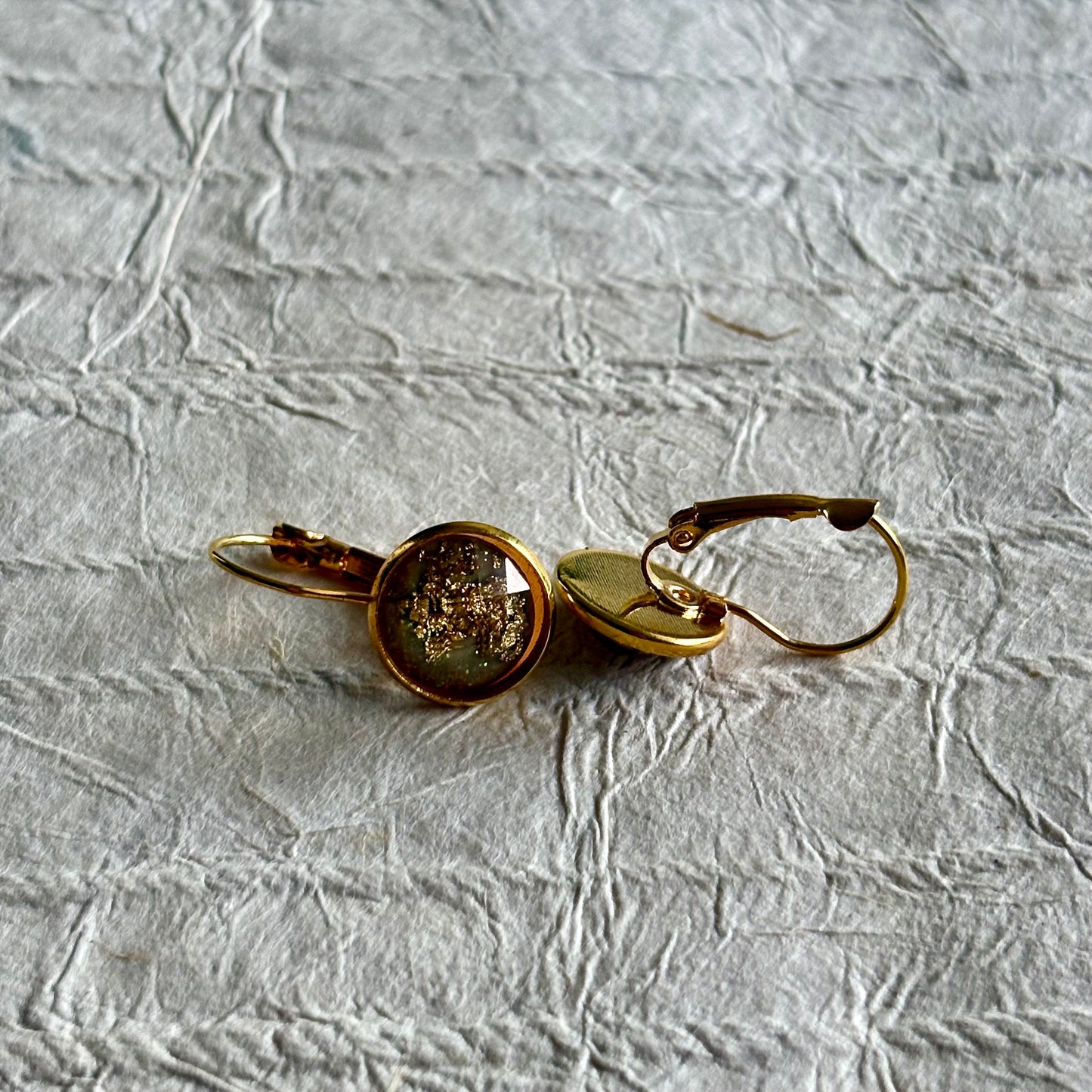 Cynthia Stud & Lever-back Cabochon Earrings