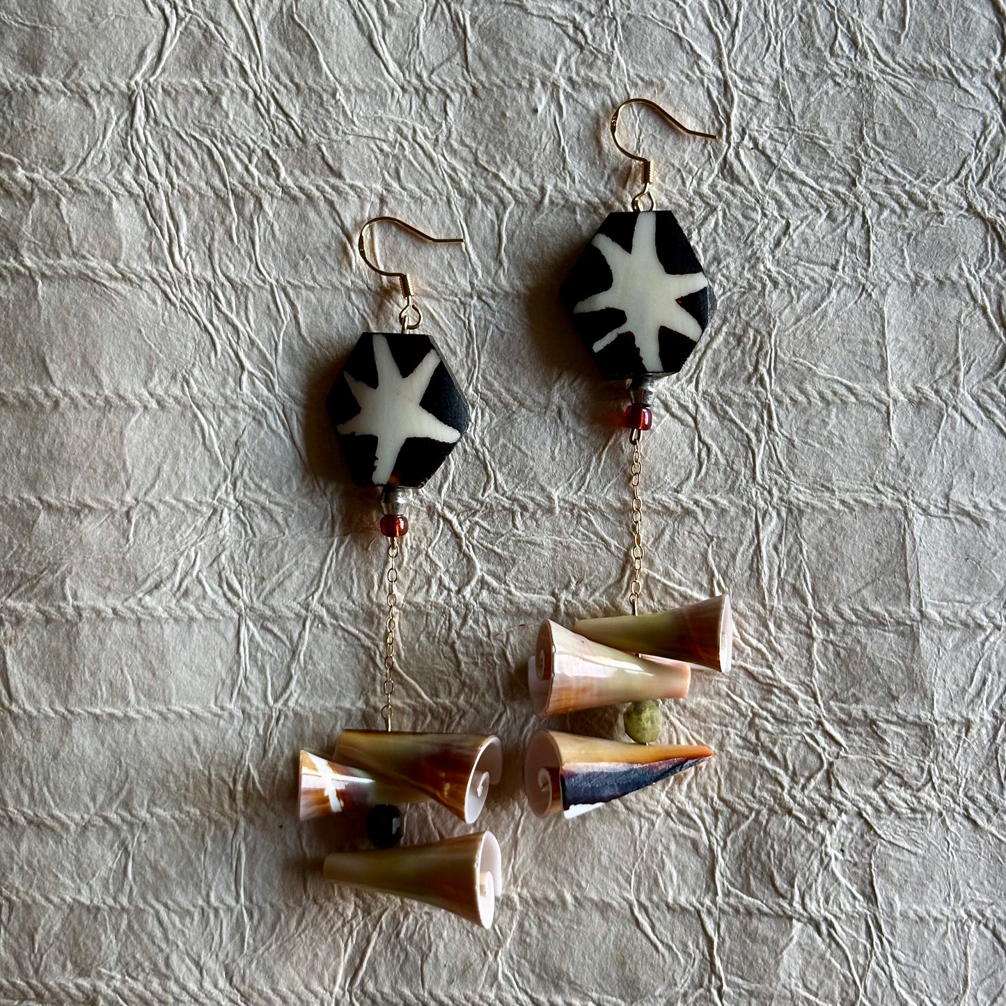 Natasha Seashell Dangle Earrings