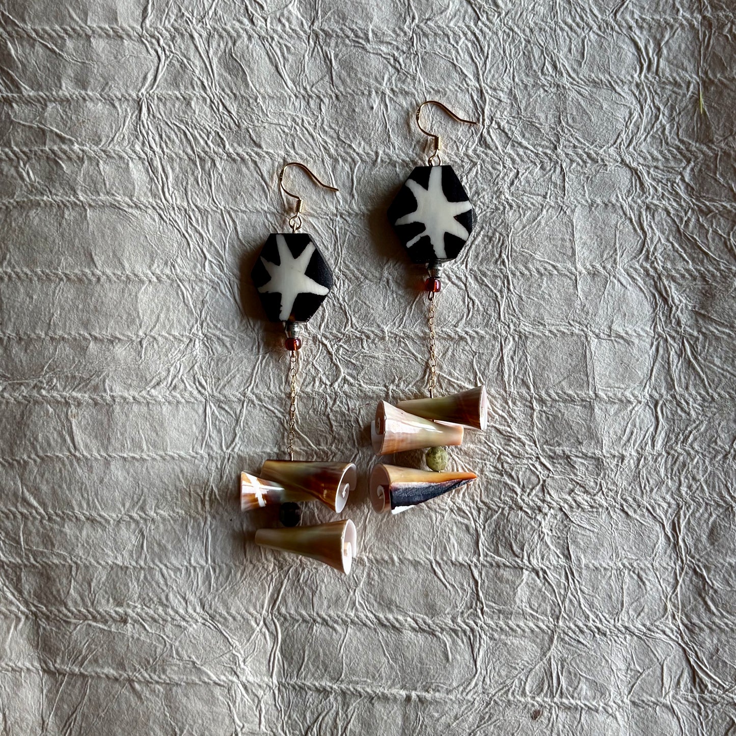 Natasha Seashell Dangle Earrings