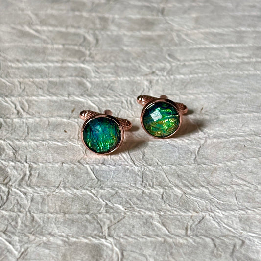 Amadeo Iridescent Cabochon Cufflinks