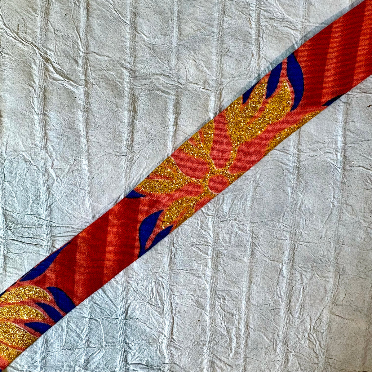 Qalhata Ankara Gold-trim Cotton Choker