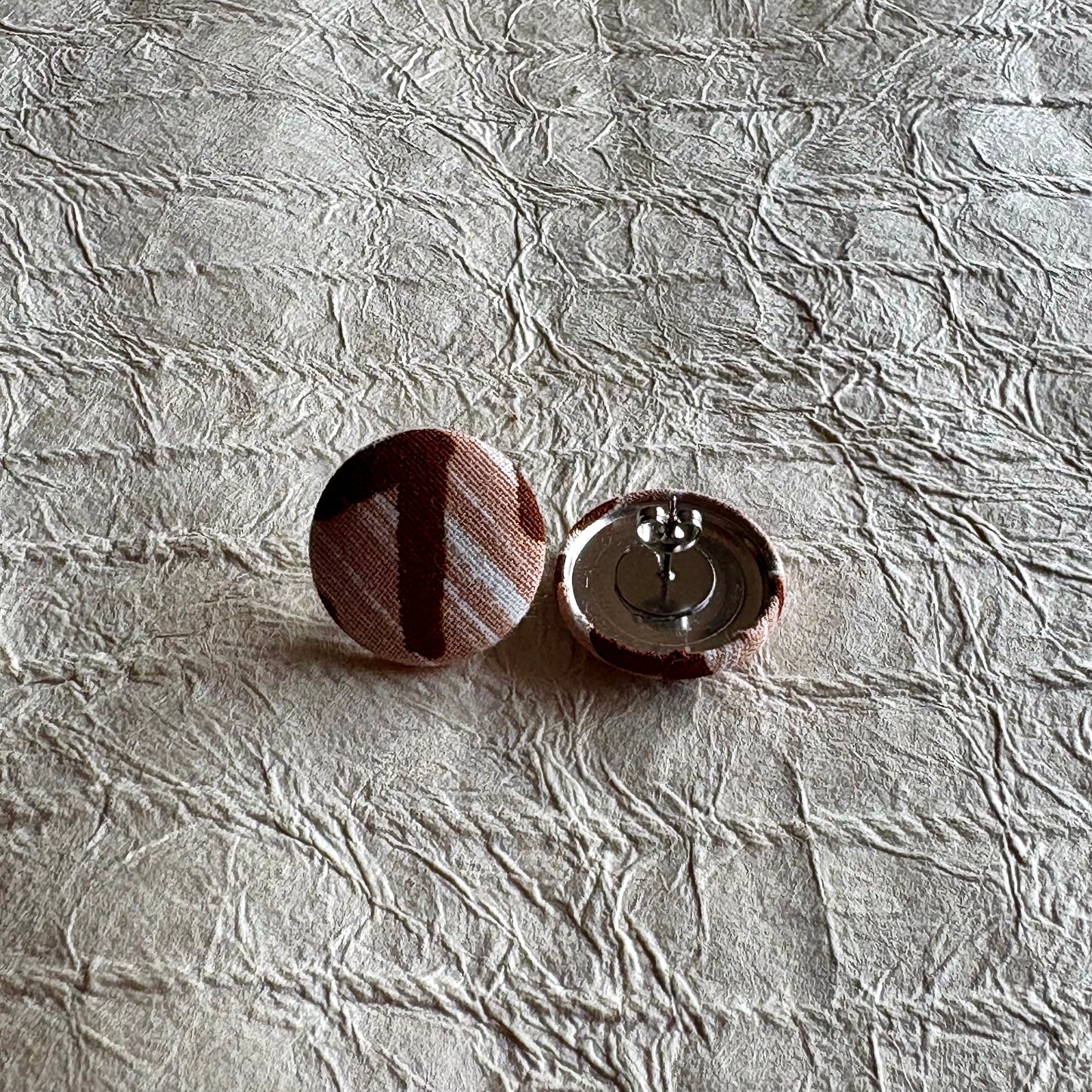 Chidey Ankara Fabric Stud Earrings