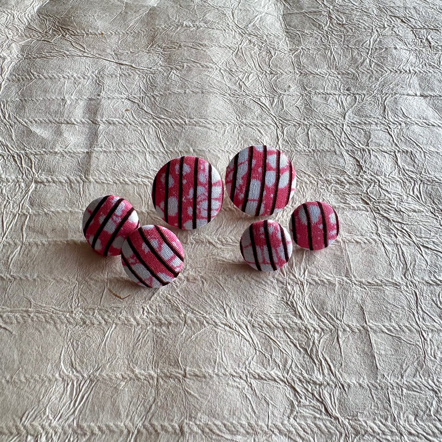 Omayra Ankara Fabric Stud Earrings