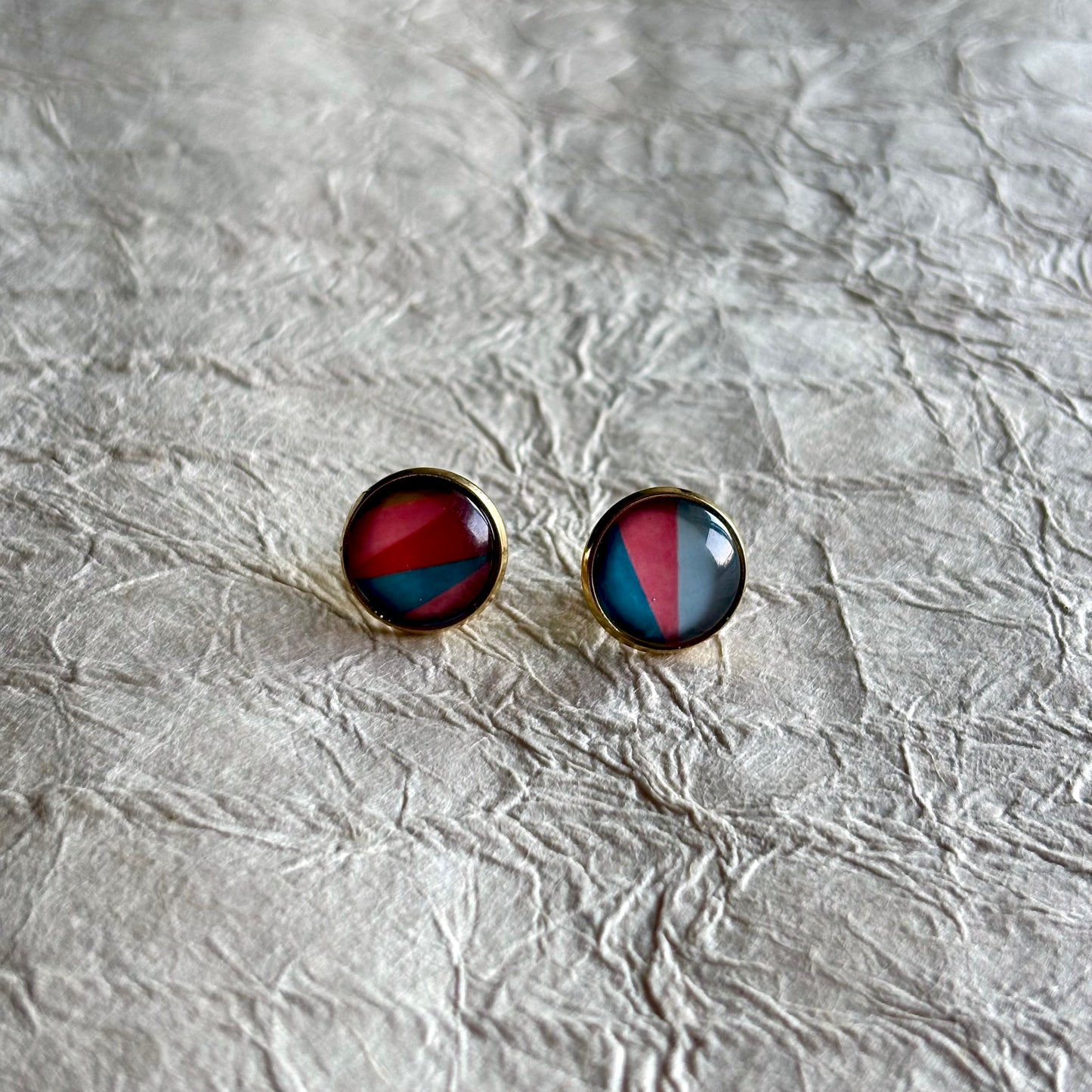 Raja Stud & Lever-back Cabochon Earrings