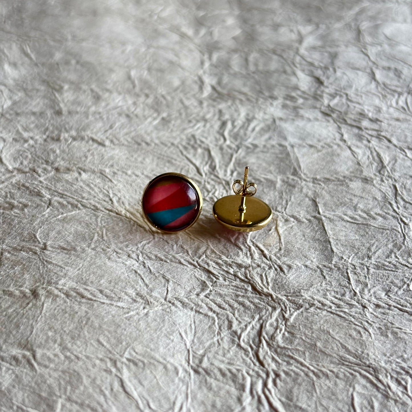 Raja Stud & Lever-back Cabochon Earrings