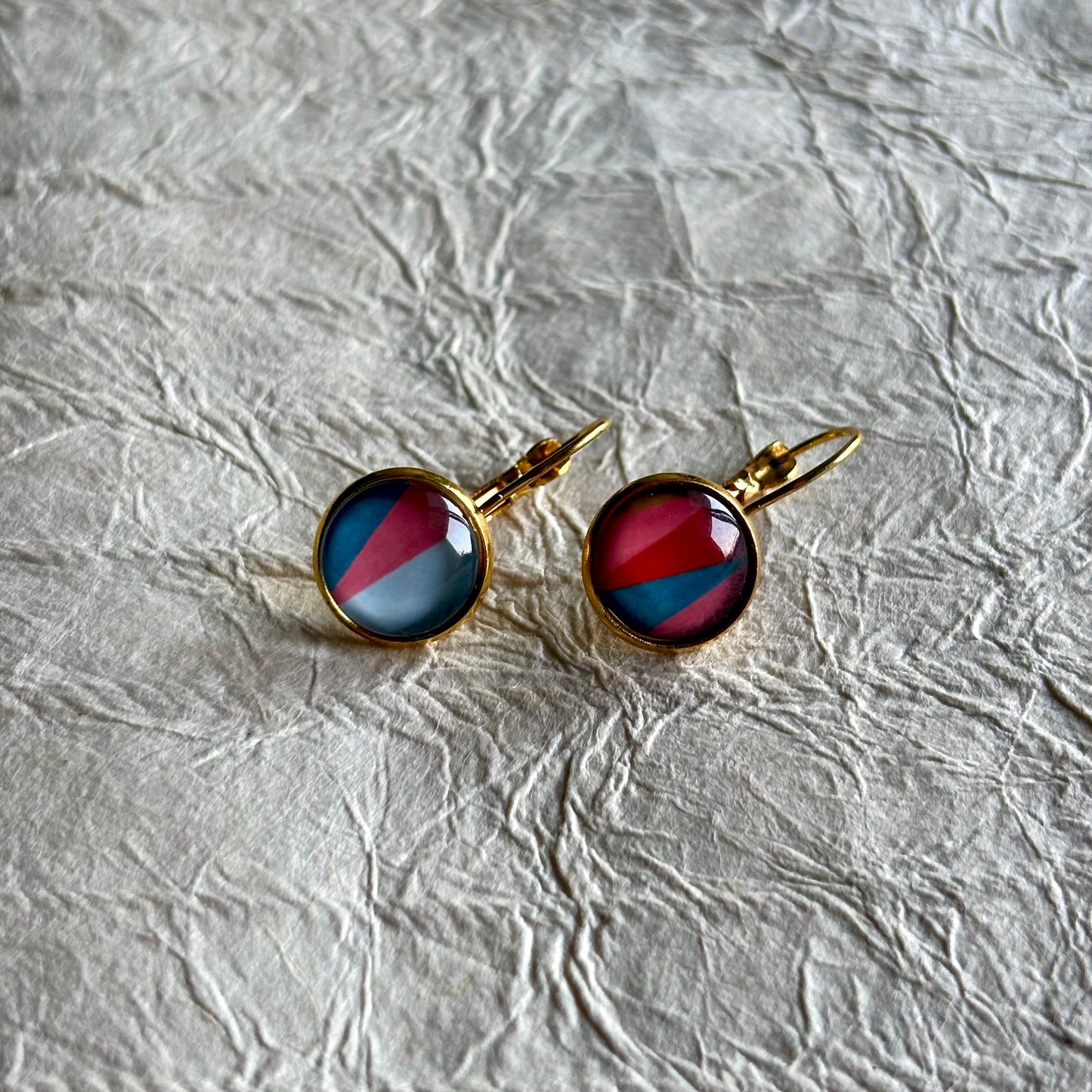 Raja Stud & Lever-back Cabochon Earrings