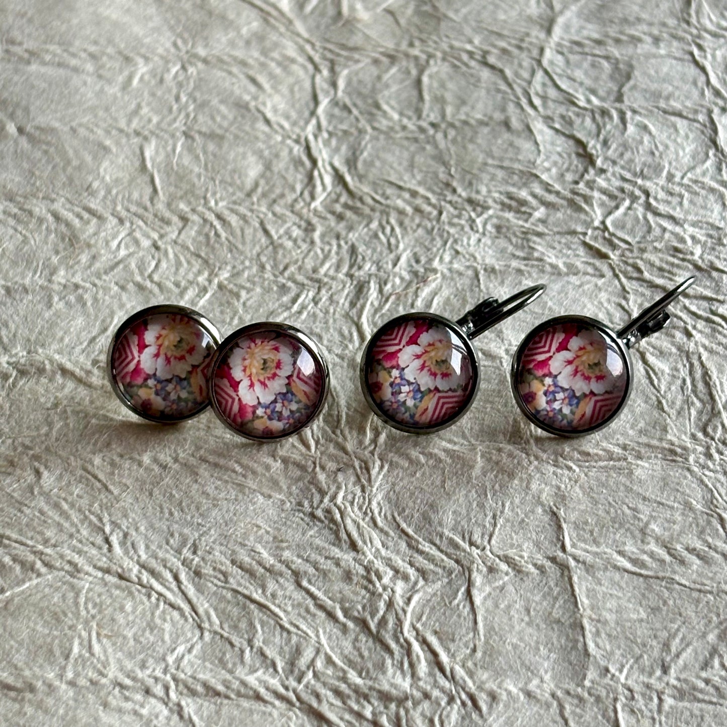 Palesa Stud & Lever-back Cabochon Earrings