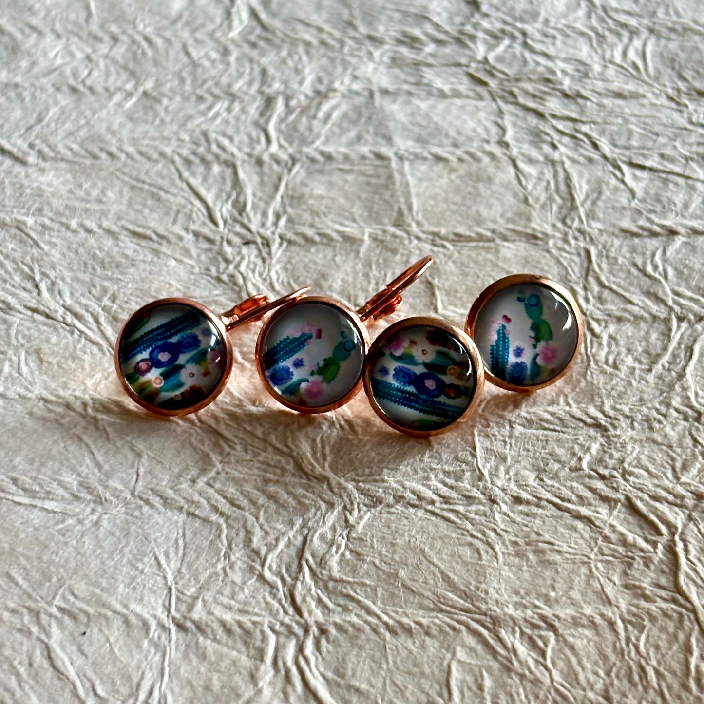 Xola Stud & Lever-back Cabochon Earrings