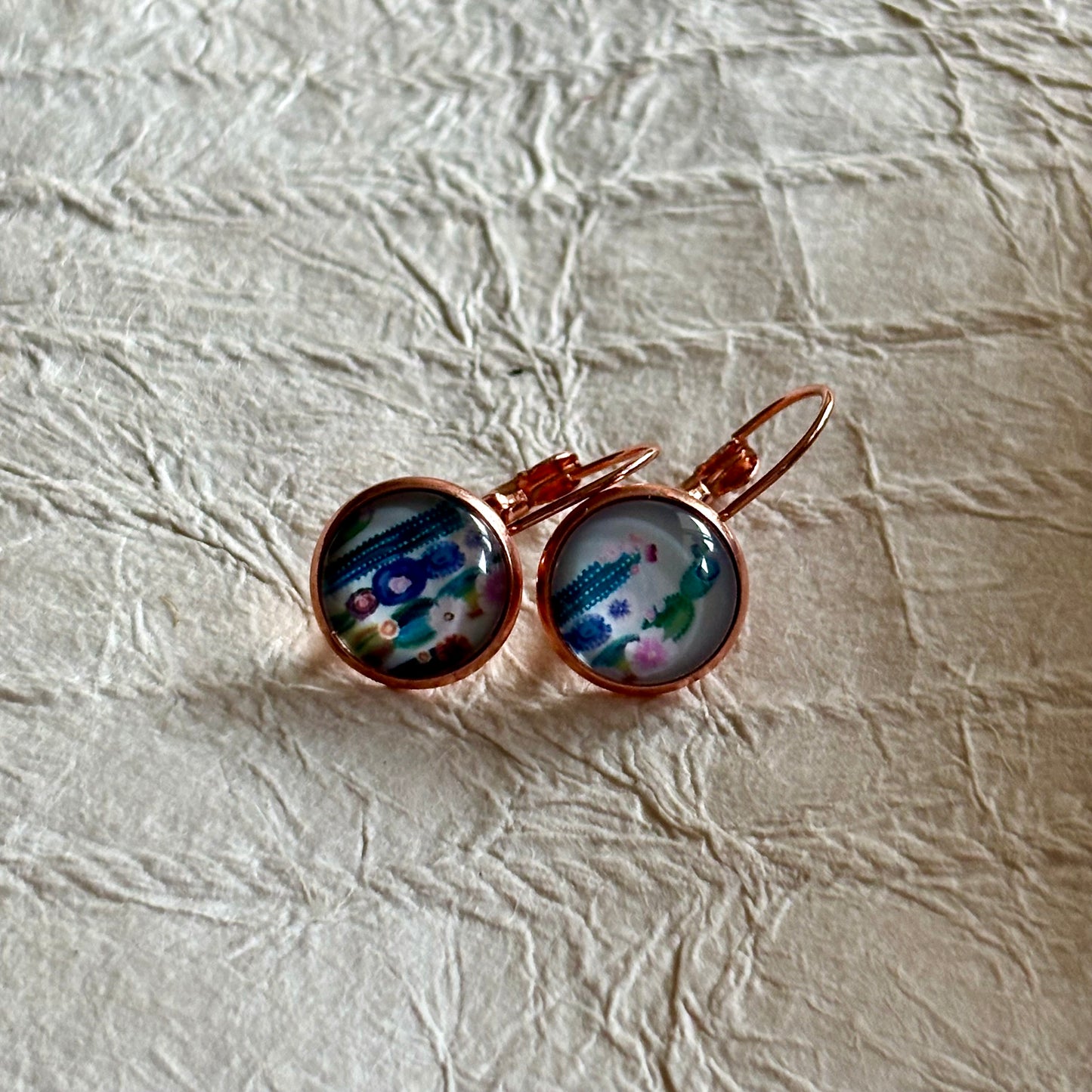Xola Stud & Lever-back Cabochon Earrings