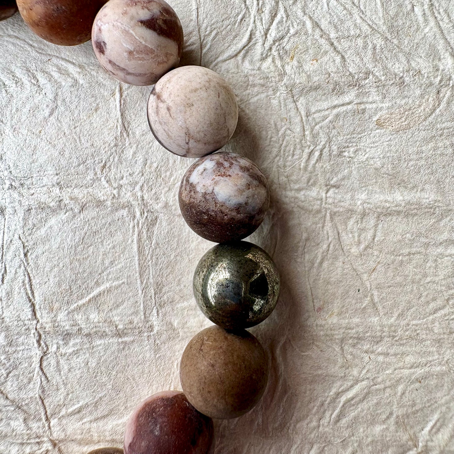 brown zebra jasper bracelet 
